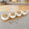 NEX™ White Ceramic Sugar Bowl Set with Bamboo Lids & Spoon
